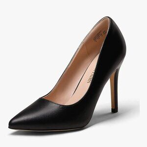 Women's Closed Toe High Heels Black